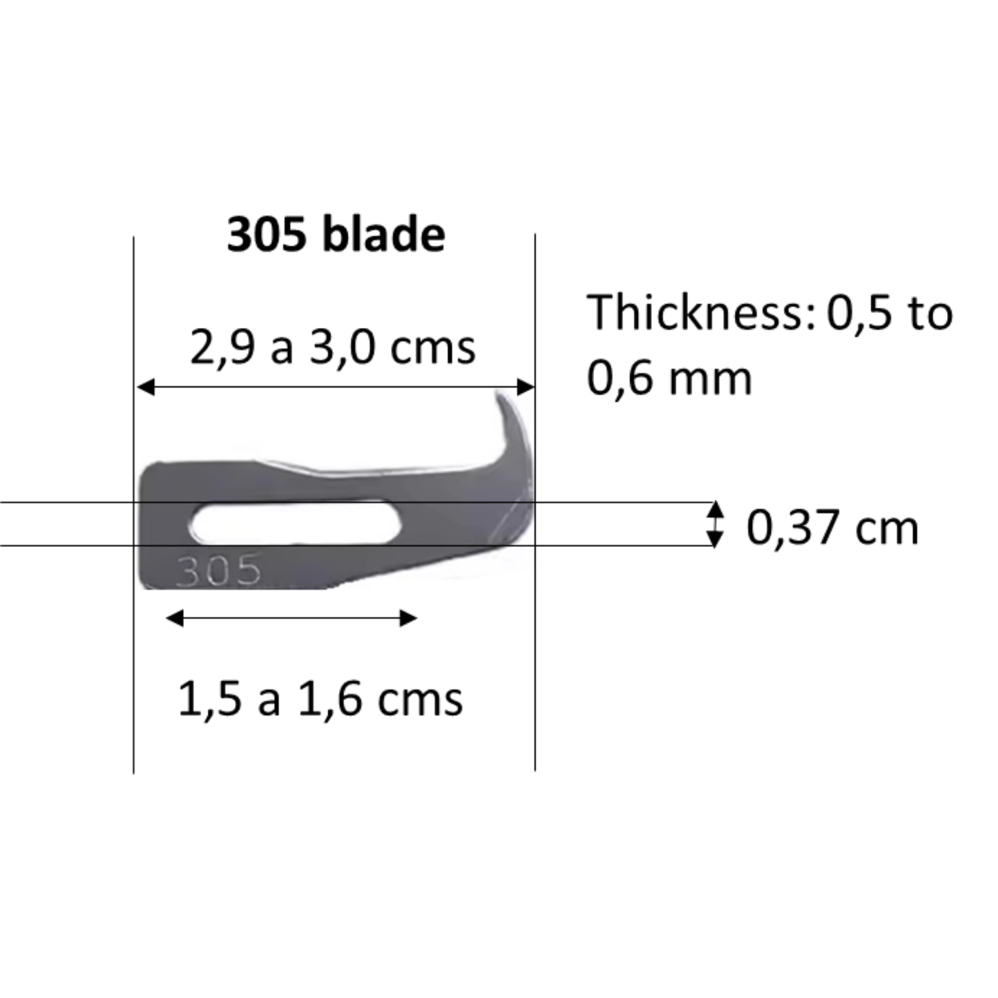 01.4) Weft Tensioning Hook Blade