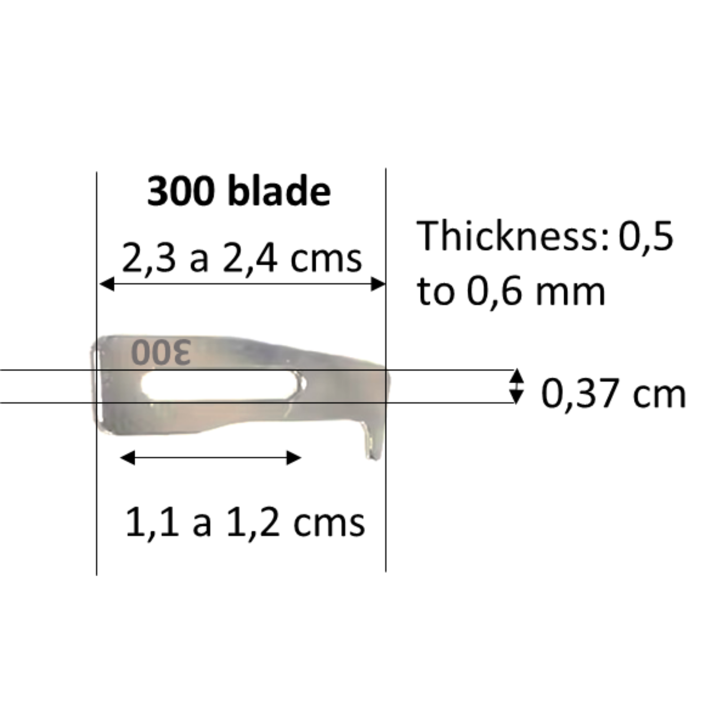 01.4) Weft Tensioning Hook Blade