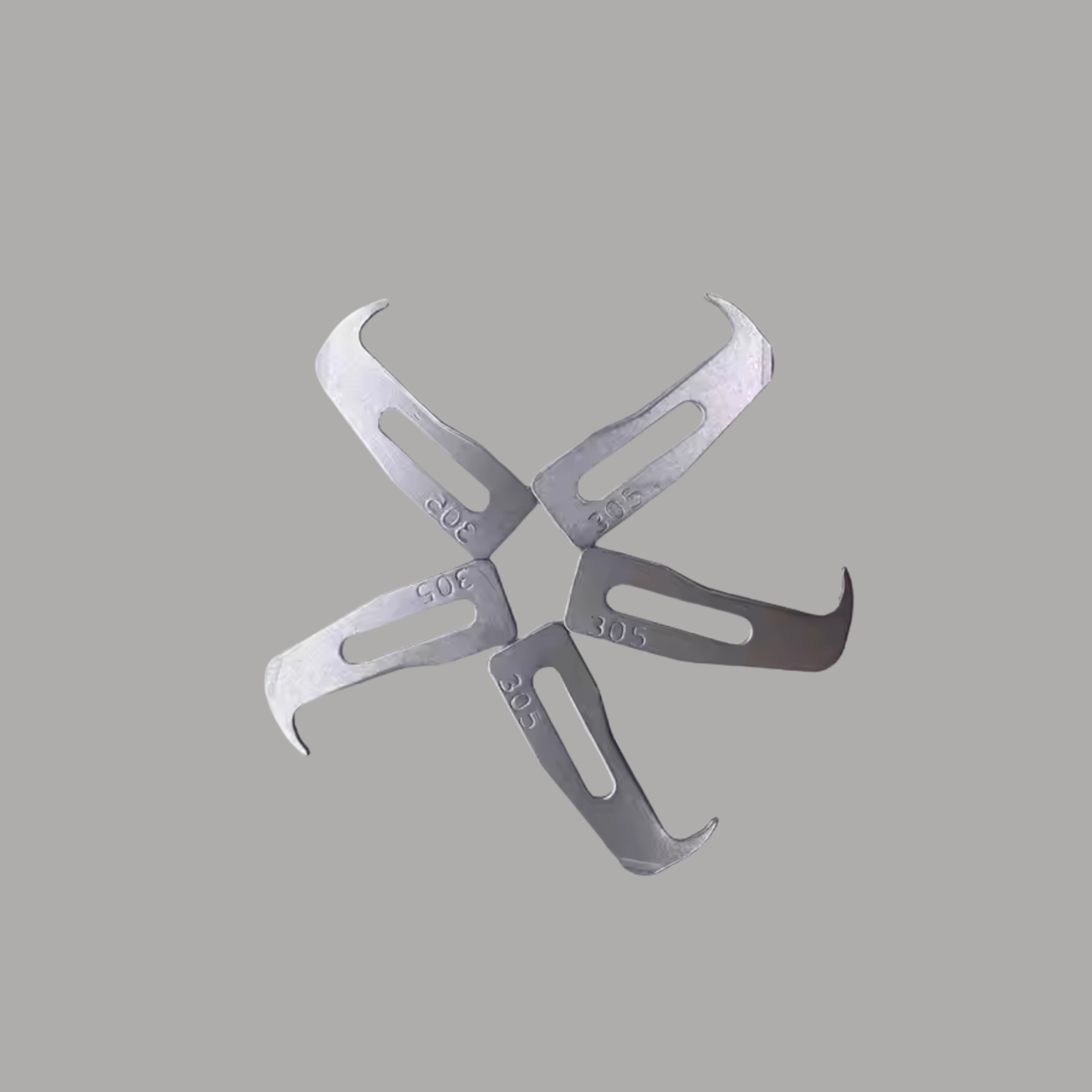 01.4) Weft Tensioning Hook Blade