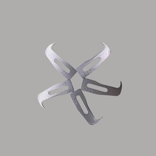 01.4) Weft Tensioning Hook Blade