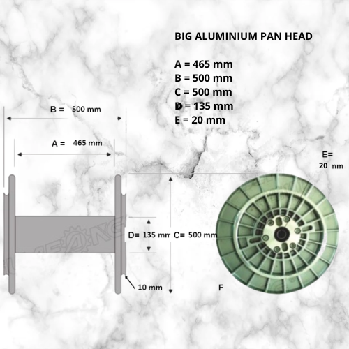 07.01) Warping Machine Aluminium Bobbins
