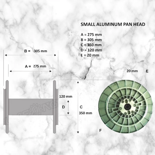 07.1) Warping Machine Aluminium Bobbins