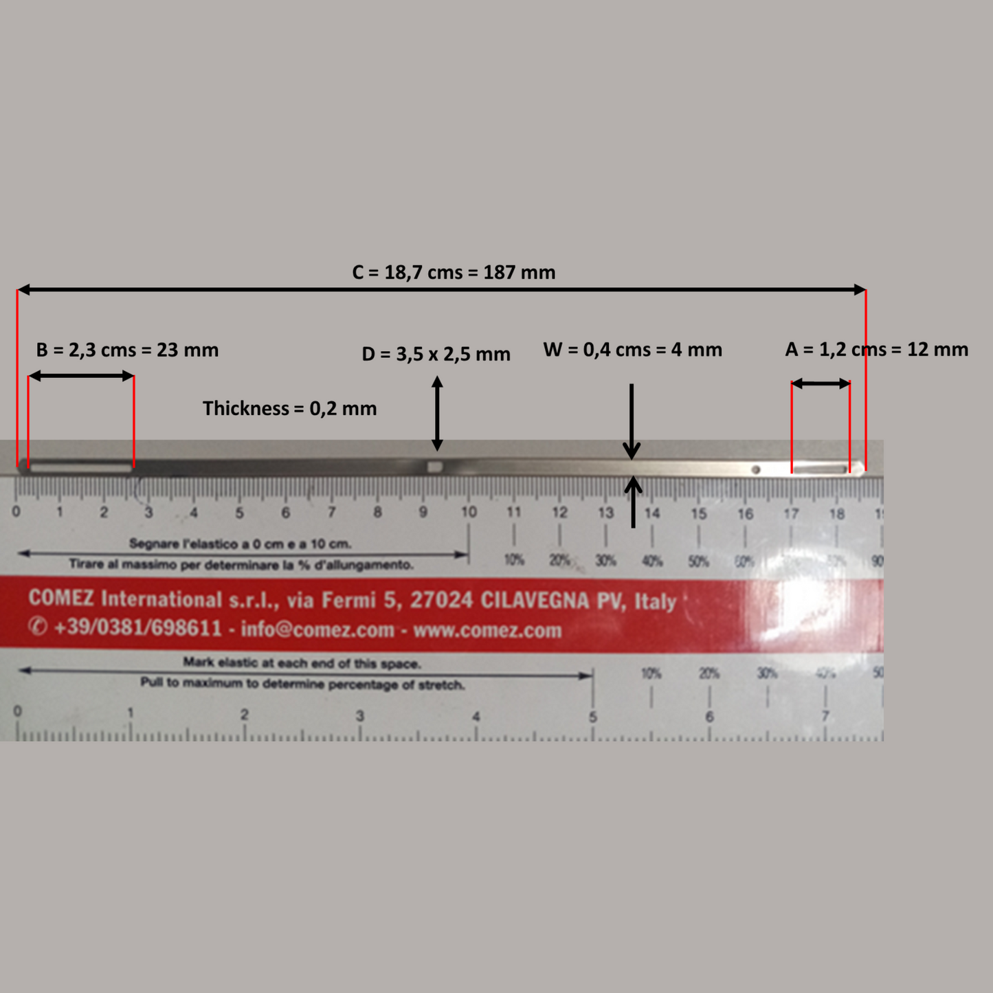 01.5) Stainless Steel Heddles